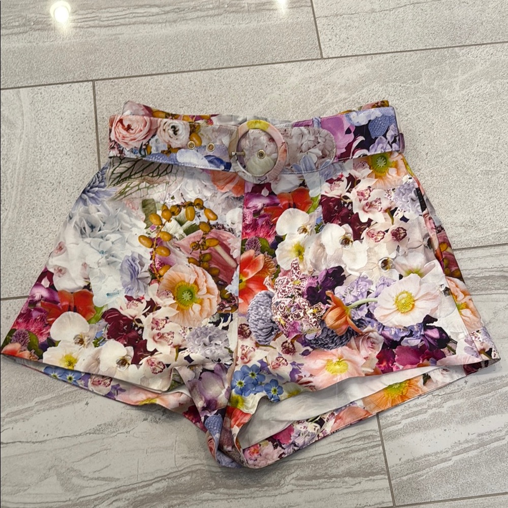 ZIMMERMANN Prima High Waisted Short size 1